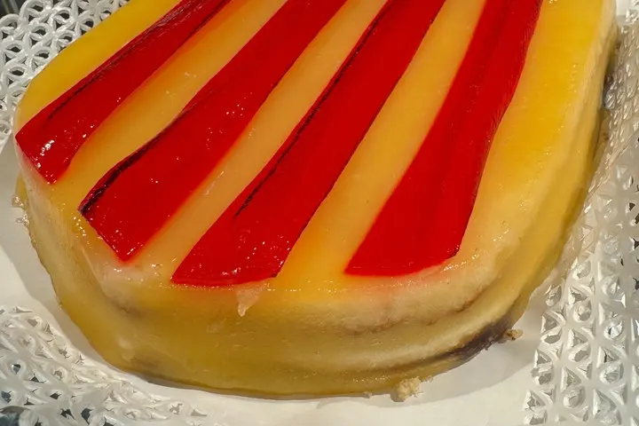 Pastís de la Diada amb les quatre barres
