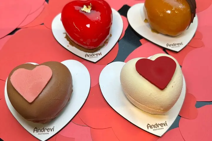 Pastissets en forma de cor per Sant Valentí